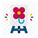 Painting Flower Paint Paint Brush Icon