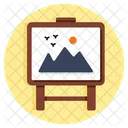 Painting Canvas Artboard Icon