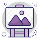 Painting Canvas Art Icon