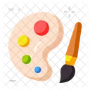 Painting Painting Palette And Brush Palette And Brush Icon
