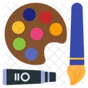 Equipment Brush Palette Icon