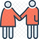 Pair Couple Dyad Icon