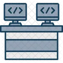 Pair Computer Web Development Icon
