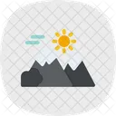 Paisagem Nuvens Relevo Icon