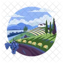 Paisagem de vinha  Icon