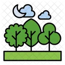 Paisaje forestal  Icono