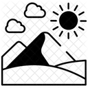 Paisaje desértico  Icono