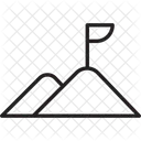 Paisaje Montana Arriba Icono