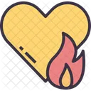 Paixao Coracao Amor Ícone