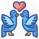 Pajaro Del Amor Pajaro Amor Icono