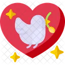 Pájaro del amor  Icono