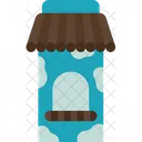 Pajaro Alimentador Carton Icono
