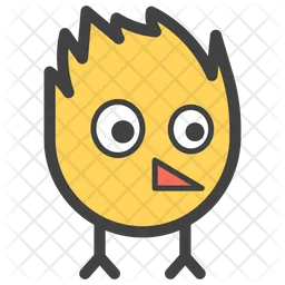 Pájaro emoji Emoji Icono