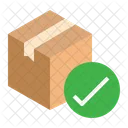 Paket Box Erhalten Symbol