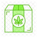 Marihuana Cannabis Versand Symbol