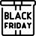 Schwarzer Freitag Einkaufen Rabatt Symbol