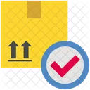 Logistik Lieferung Scheck Symbol