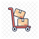 Pakettransport Paket Transport Symbol