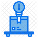 Logistik Messung Paketbox Symbol