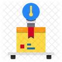 Logistik Messung Paketbox Symbol