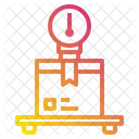 Logistik Messung Paketbox Symbol