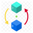 Daten Technologie Verwalten Symbol