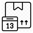 Paket Zeitplan Datum Symbol