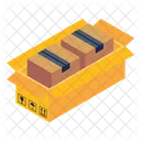 Logistiklieferung Paketkarton Paketbox Symbol