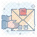 Paketintegration Lieferintegration Logistikintegration Symbol