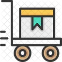 Trolley Paketwagen Paket Symbol