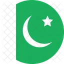 Pakistan Bandera Mundo Icono