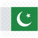 Pakistanische Flagge Pakistan Flaggen Symbol