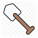 Pala Herramienta De Excavacion Equipo De Mineria Icono