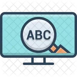 Palabra clave ABC  Icono