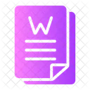 Documento De Word Microsoft Word Documento Icon