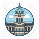 Palacio De Charlottenburg Edificio Famoso Punto De Referencia Icono