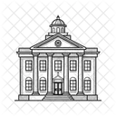 Batiment Tribunal Banque Icône