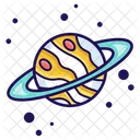 Planetensystem Planet Weltraum Icon