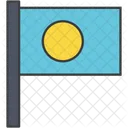 Palau Country Flag Icon