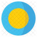 Palau Flag Country Icon