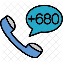 Palau Dial Code  Icon