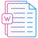 Palavra Arquivo Texto Ícone