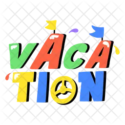 Palavra de férias  Ícone