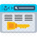 Palavras Chave Pesquisa SEO Ícone