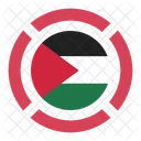 Palestina Bandeira Ícone