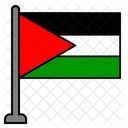 Palestina Bandeira Do Pais Bandeira Ícone