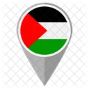 Palestina Localizacao Do Pais Localizacao Ícone