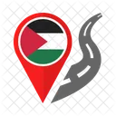 Palestina Bandeira Ícone