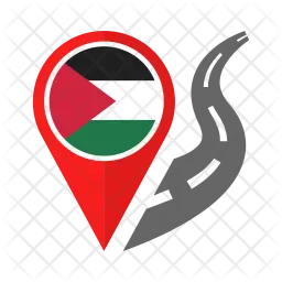 Palestina Flag Icono