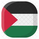 Palestina Bandeira Pais Ícone